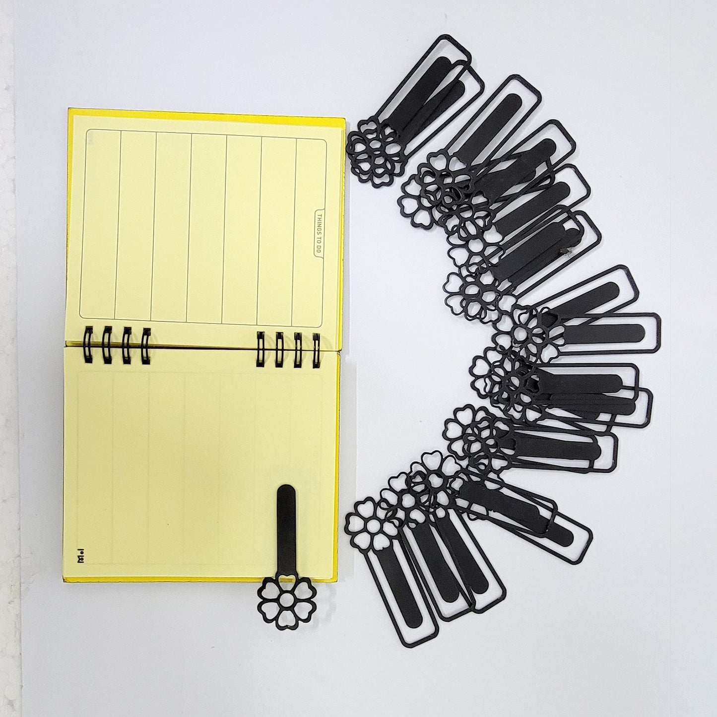 Flower Design Bookmark Clip