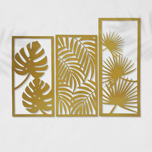 Tropical Leaf Wall Trio