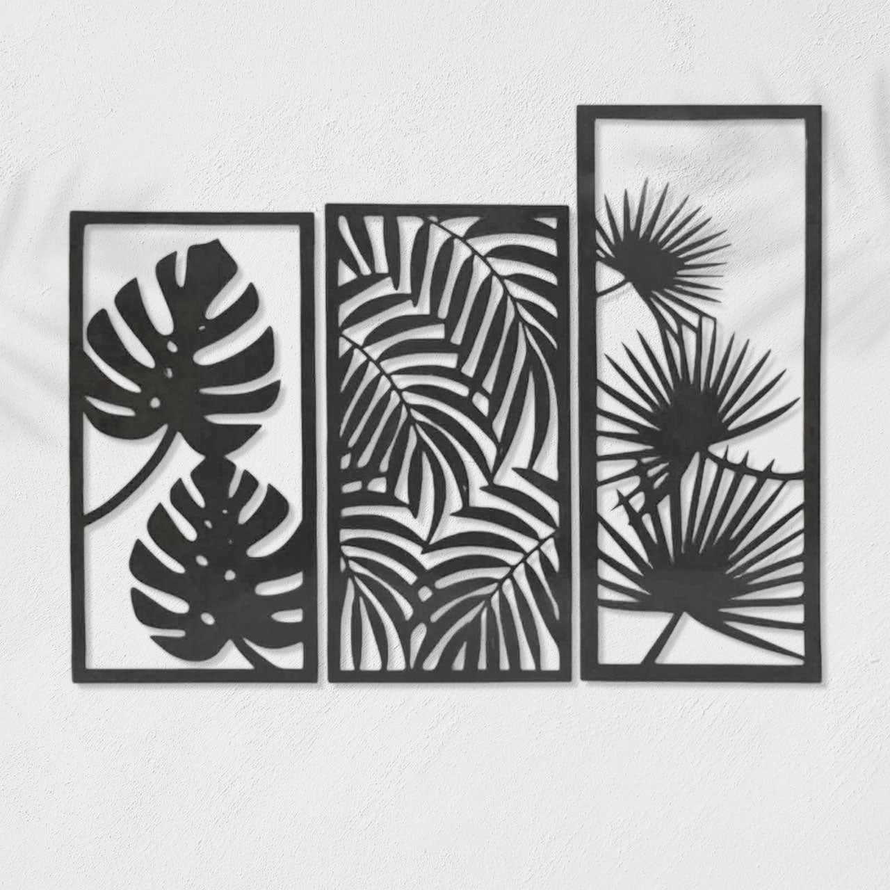 Tropical Leaf Wall Trio